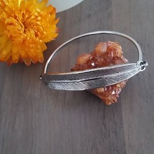 Silver leaf bracelet by Lia Sophia